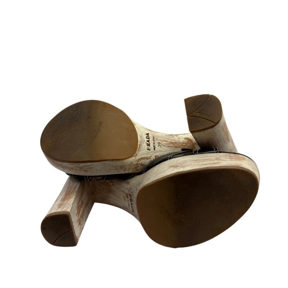 Prada Block Open-Toe Heels - Picture 8 of 9